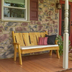 A & L Furniture Timberland Garden Bench Garden Benches 4ft / Unfinished