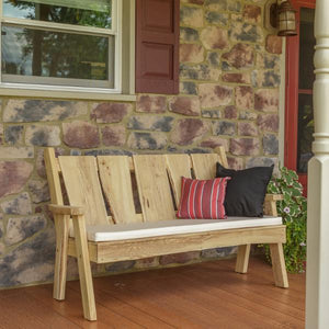 A & L Furniture Timberland Garden Bench Garden Benches 4ft / Unfinished
