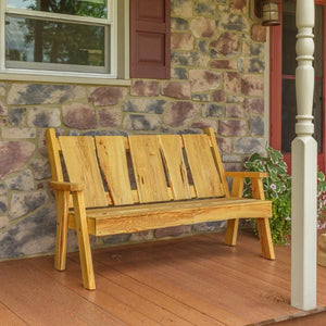 A & L Furniture Timberland Garden Bench Garden Benches 4ft / Unfinished