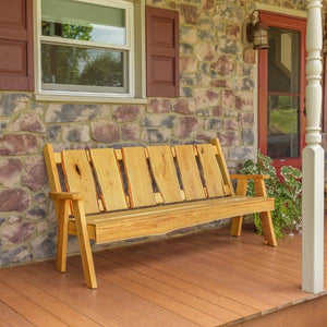 A & L Furniture Timberland Garden Bench Garden Benches 4ft / Unfinished