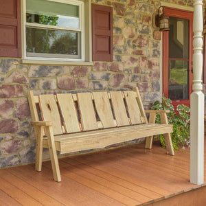 A & L Furniture Timberland Garden Bench Garden Benches 4ft / Unfinished