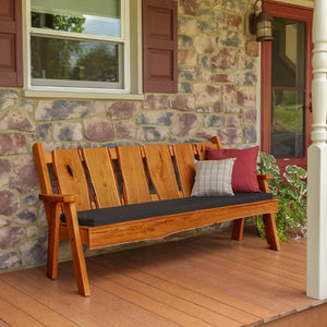 A & L Furniture Timberland Garden Bench Garden Benches 4ft / Unfinished