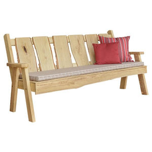 A & L Furniture Timberland Garden Bench Garden Benches 4ft / Unfinished