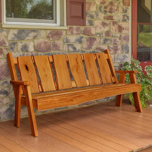 A & L Furniture Timberland Garden Bench Garden Benches 6ft / Cedar
