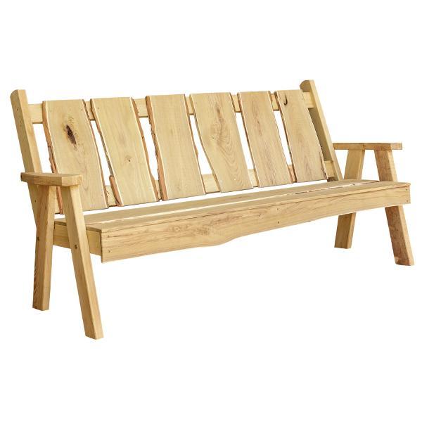 A &amp; L Furniture Timberland Garden Bench Garden Benches 6ft / Unfinished