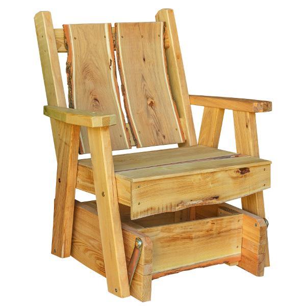 A &amp; L Furniture Timberland Glider Chair Glider Chair Natural