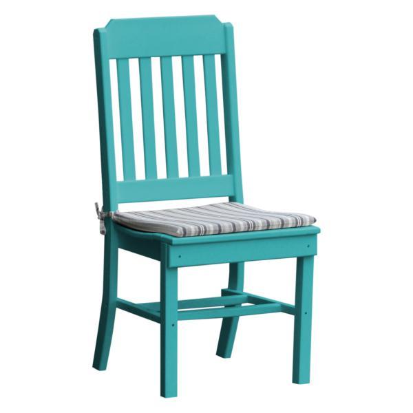 A &amp; L Furniture Traditional Dining Chair Outdoor Chairs Aruba Blue