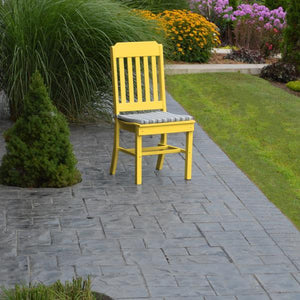 A & L Furniture Traditional Dining Chair Outdoor Chairs Aruba Blue