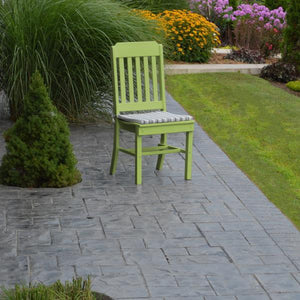 A & L Furniture Traditional Dining Chair Outdoor Chairs Aruba Blue