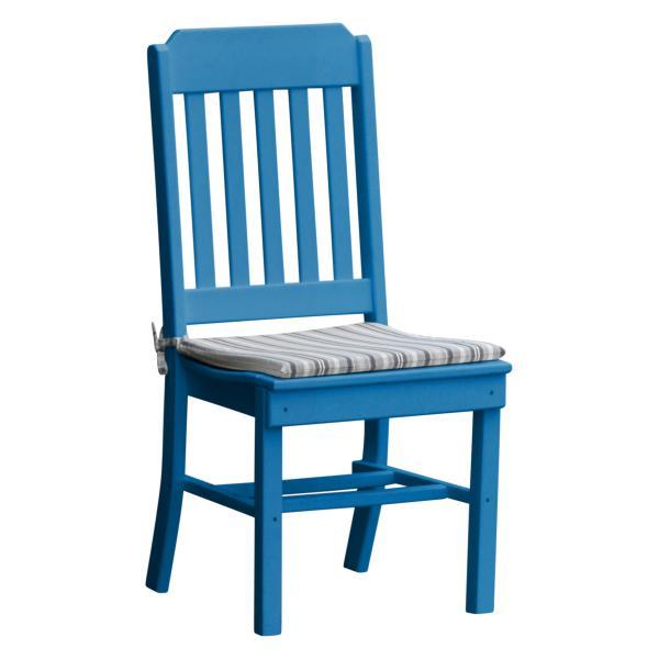 A &amp; L Furniture Traditional Dining Chair Outdoor Chairs Blue