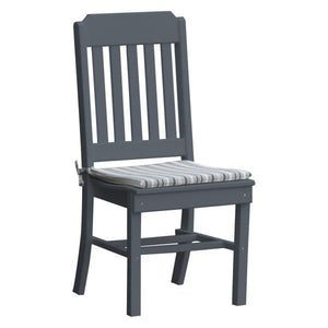 A & L Furniture Traditional Dining Chair Outdoor Chairs Dark Gray