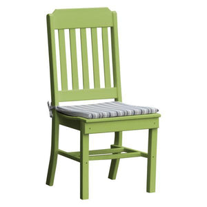A & L Furniture Traditional Dining Chair Outdoor Chairs Tropical Lime