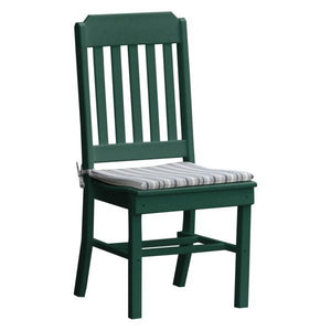 A & L Furniture Traditional Dining Chair Outdoor Chairs Turf Green