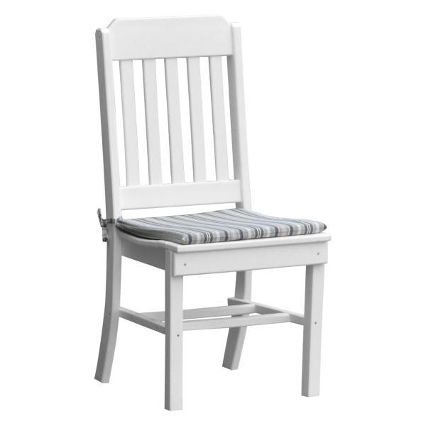 A &amp; L Furniture Traditional Dining Chair Outdoor Chairs White