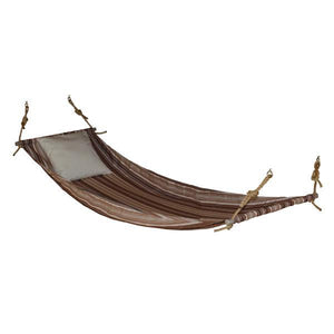 A & L Furniture Twin Hammock with Mounting Hardware Hammock Full / Maroon Stripe