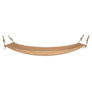 A & L Furniture Twin Hammock with Mounting Hardware Hammock Full / Orange Stripe