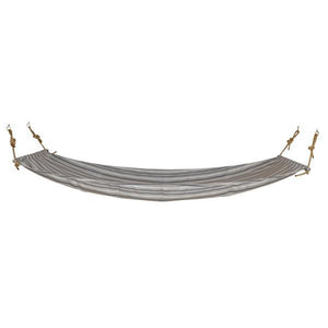 A & L Furniture Twin Hammock with Mounting Hardware Hammock Twin / Gray Stripe