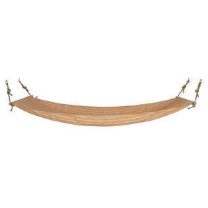 A & L Furniture Twin Hammock with Mounting Hardware Hammock Twin / Orange Stripe