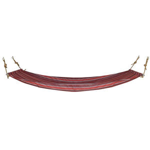 A & L Furniture Twin Hammock with Mounting Hardware Hammock Twin / Red Stripe