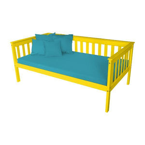 A & L Furniture VersaLoft Mission Daybed Daybed Twin / Canary Yellow