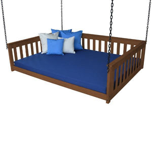 A & L Furniture VersaLoft Mission Hanging Daybed with Chain Daybed Full / Asbury