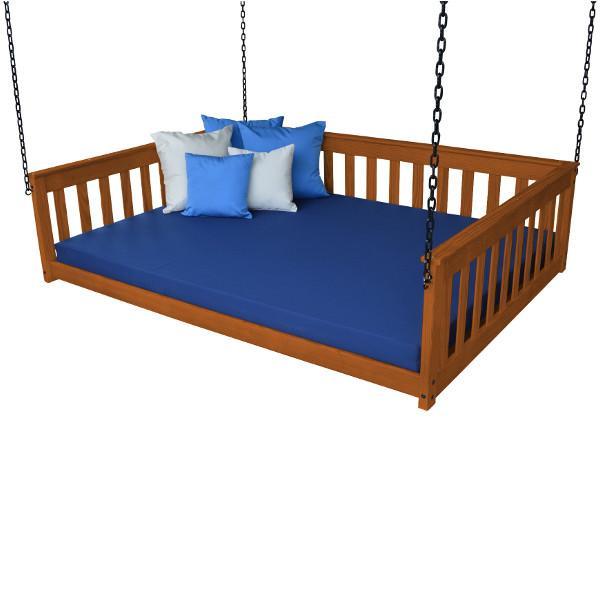 A &amp; L Furniture VersaLoft Mission Hanging Daybed with Chain Daybed Full / Mike&#39;s Cherry