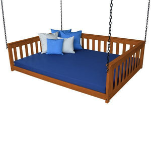 A & L Furniture VersaLoft Mission Hanging Daybed with Chain Daybed Full / Mike's Cherry