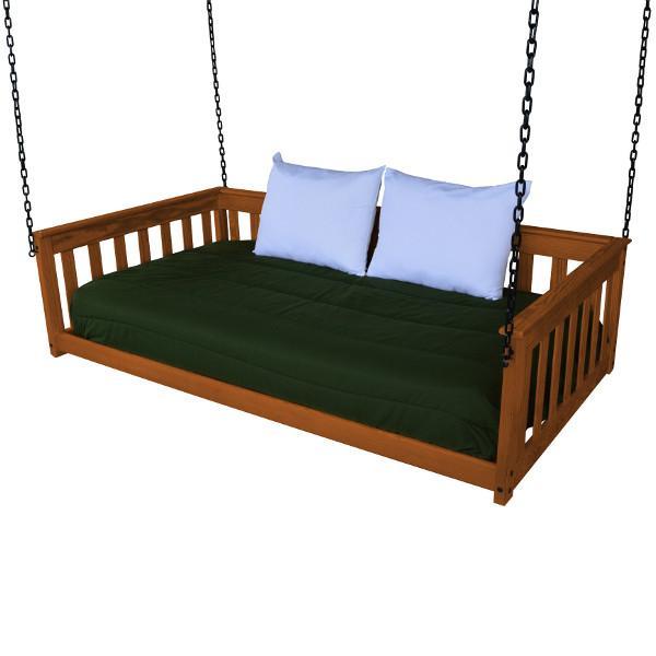 A &amp; L Furniture VersaLoft Mission Hanging Daybed with Chain Daybed Twin / Mike&#39;s Cherry