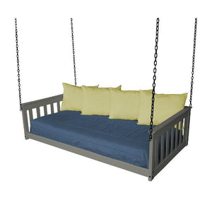 A & L Furniture VersaLoft Mission Hanging Daybed with Chain Daybed Twin / Unfinished