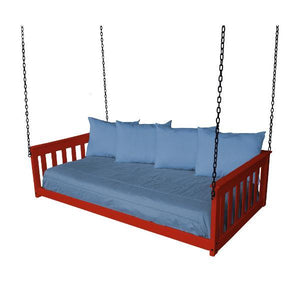 A & L Furniture VersaLoft Mission Hanging Daybed with Chain Daybed Twin / Unfinished