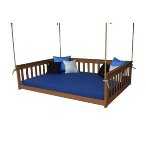 A & L Furniture VersaLoft Mission Hanging Daybed with Rope Daybed Full / Asbury