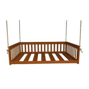 A & L Furniture VersaLoft Mission Hanging Daybed with Rope Daybed Full / Mike's Cherry