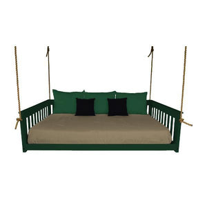 A & L Furniture VersaLoft Mission Hanging Daybed with Rope Daybed Twin / Unfinished