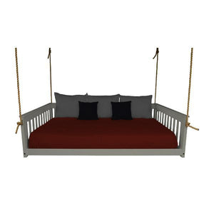 A & L Furniture VersaLoft Mission Hanging Daybed with Rope Daybed Twin / Unfinished