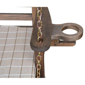 A & L Furniture Western Red Cedar Cupholder Cup Holders Walnut