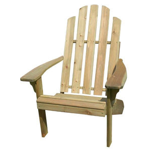 A & L Furniture Western Red Cedar Kennebunkport Adirondack Chair Adirondack Unfinished