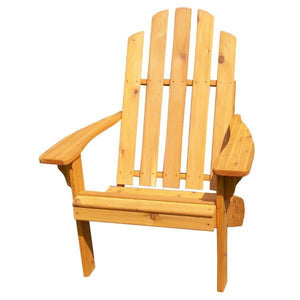 A & L Furniture Western Red Cedar Kennebunkport Adirondack Chair Adirondack Unfinished