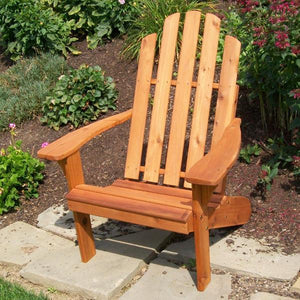 A & L Furniture Western Red Cedar Kennebunkport Adirondack Chair Adirondack Unfinished