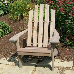 A & L Furniture Western Red Cedar Kennebunkport Adirondack Chair Adirondack Unfinished