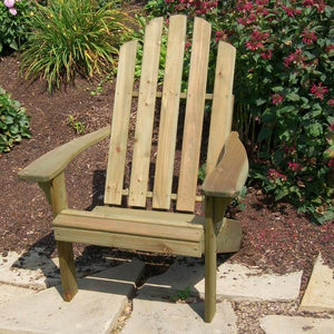 A & L Furniture Western Red Cedar Kennebunkport Adirondack Chair Adirondack Unfinished