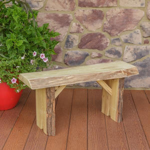 A & L Furniture Wildwood Bench Garden Benches 2ft / Unfinished