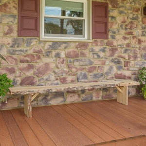 A & L Furniture Wildwood Bench Garden Benches 8ft / Unfinished