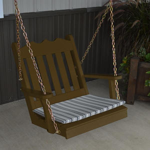 A & L Furniture Yellow Pine 2ft Royal English Chair Swing Swings Unfinished