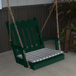 A & L Furniture Yellow Pine 2ft Royal English Chair Swing Swings Unfinished
