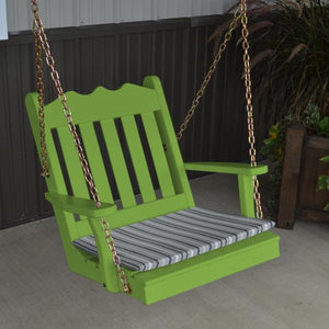 A & L Furniture Yellow Pine 2ft Royal English Chair Swing Swings Unfinished