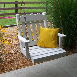 A & L Furniture Yellow Pine 2ft Royal English Chair Swing Swings Unfinished
