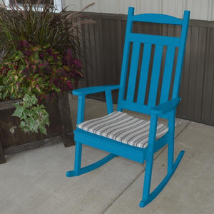 Yellow Pine Classic Porch Rocker - The Charming Bench Company