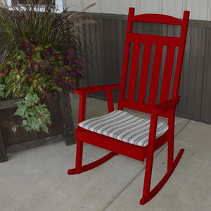 Yellow Pine Classic Porch Rocker - The Charming Bench Company