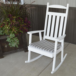 Yellow Pine Classic Porch Rocker - The Charming Bench Company