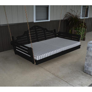 A & L Furniture Yellow Pine Marlboro Swing Bed Size 6ft and 75” Swing Beds 6ft / Unfinished / No